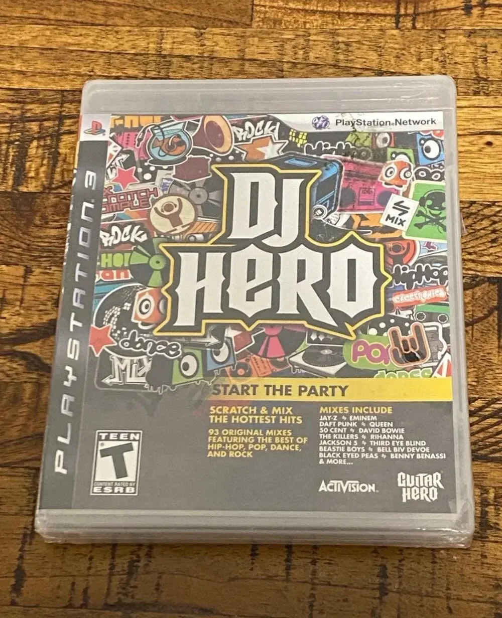 New sealed DJ hero for playstation 3 ps3 start the party